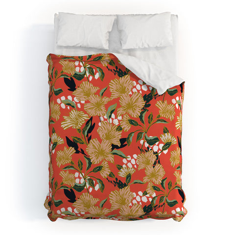 Marta Barragan Camarasa Flowering sweet bloom 01 Duvet Cover
