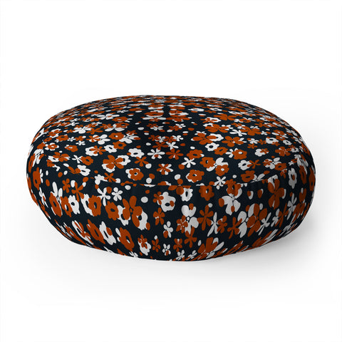 Marta Barragan Camarasa Flowers and flowers 23 Floor Pillow Round
