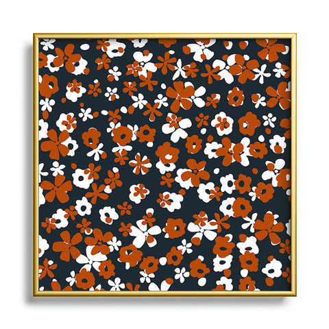 Marta Barragan Camarasa Flowers and flowers 23 Square Metal Framed Art Print
