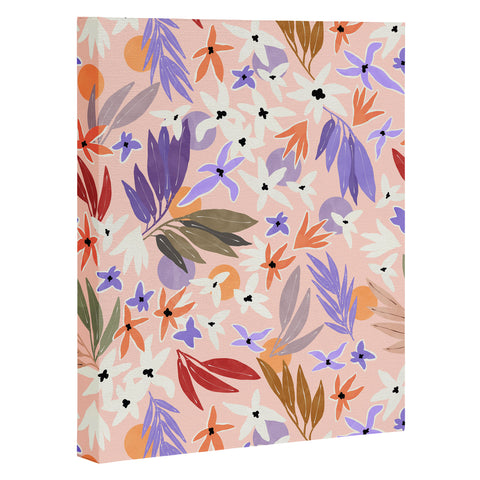Marta Barragan Camarasa Flowers colorful MP 01A Art Canvas