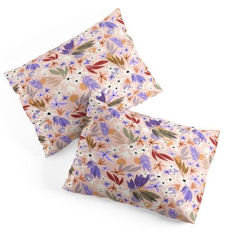Marta Barragan Camarasa Flowers colorful MP 01A Pillow Shams