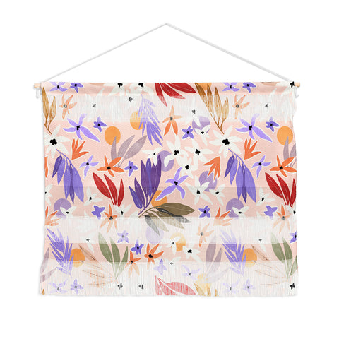 Marta Barragan Camarasa Flowers colorful MP 01A Wall Hanging Landscape