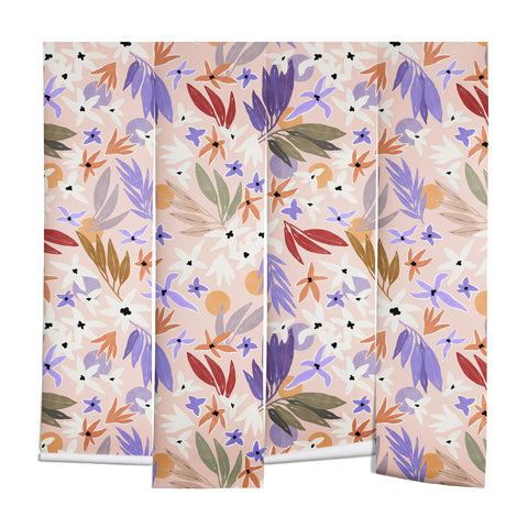 Marta Barragan Camarasa Flowers colorful MP 01A Wall Mural