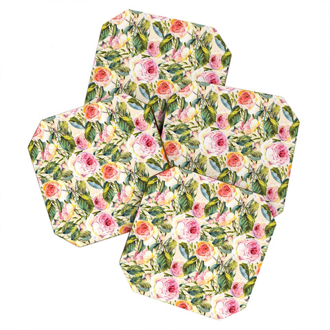 Marta Barragan Camarasa Flowery meadow Coaster Set