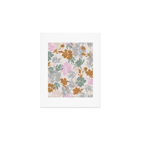 Marta Barragan Camarasa Flowery meadow pastel colors Art Print