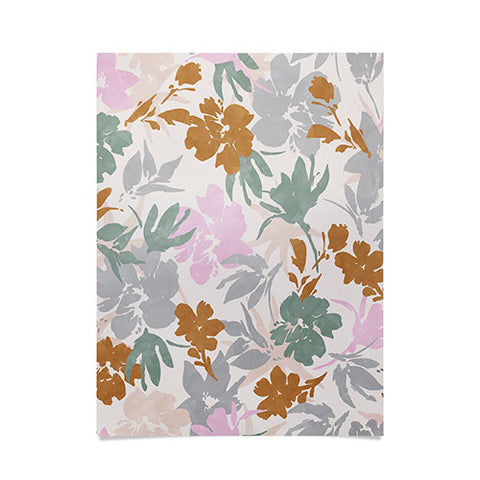 Marta Barragan Camarasa Flowery meadow pastel colors Poster