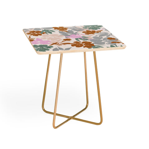Marta Barragan Camarasa Flowery meadow pastel colors Side Table