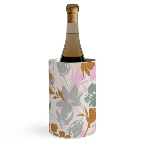 Marta Barragan Camarasa Flowery meadow pastel colors Wine Chiller
