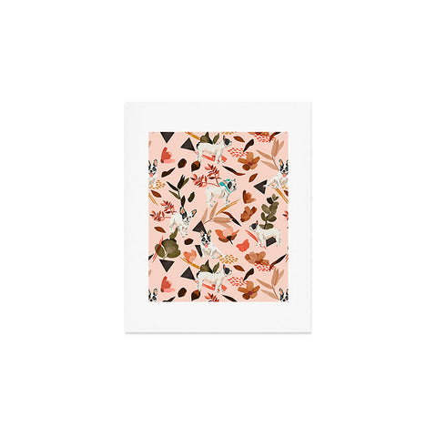 Marta Barragan Camarasa French bulldog in the meadow Art Print