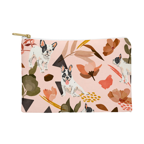 Marta Barragan Camarasa French bulldog in the meadow Pouch