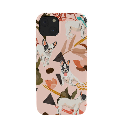 Marta Barragan Camarasa French bulldog in the meadow Phone Case