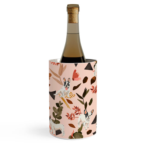 Marta Barragan Camarasa French bulldog in the meadow Wine Chiller