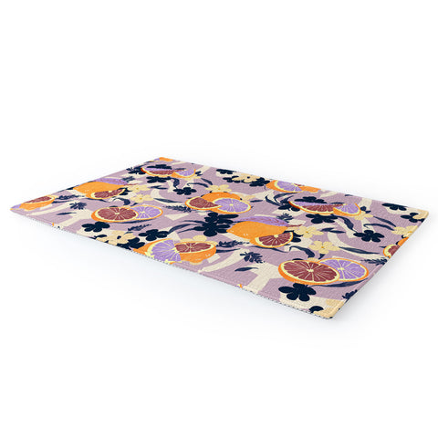 Marta Barragan Camarasa Fruit flowers and shapes SPD Area Rug