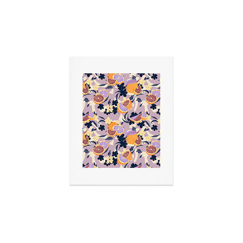 Marta Barragan Camarasa Fruit flowers and shapes SPD Art Print