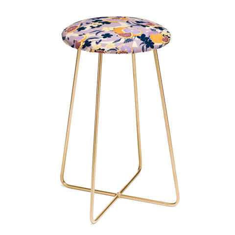 Marta Barragan Camarasa Fruit flowers and shapes SPD Counter Stool
