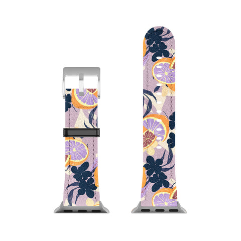 Marta Barragan Camarasa Fruit flowers and shapes SPD Apple Watch Band