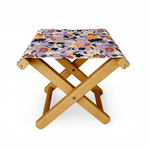 Marta Barragan Camarasa Fruit flowers and shapes SPD Folding Stool