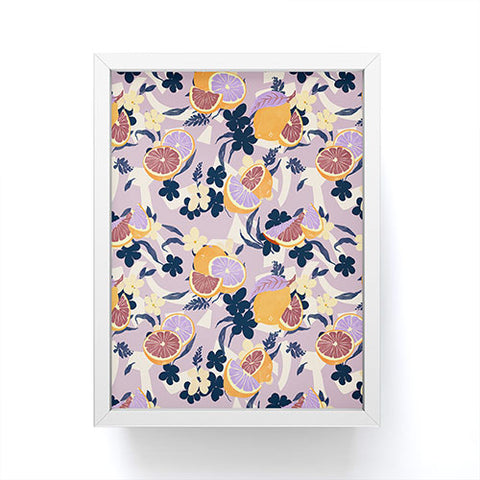 Marta Barragan Camarasa Fruit flowers and shapes SPD Framed Mini Art Print