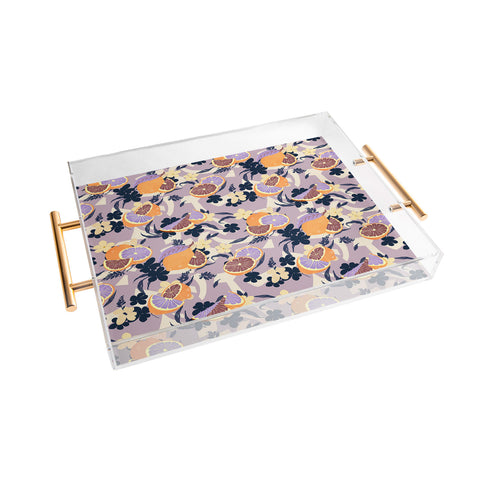 Marta Barragan Camarasa Fruit flowers and shapes SPD Acrylic Tray