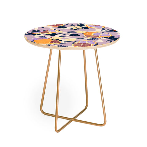 Marta Barragan Camarasa Fruit flowers and shapes SPD Round Side Table