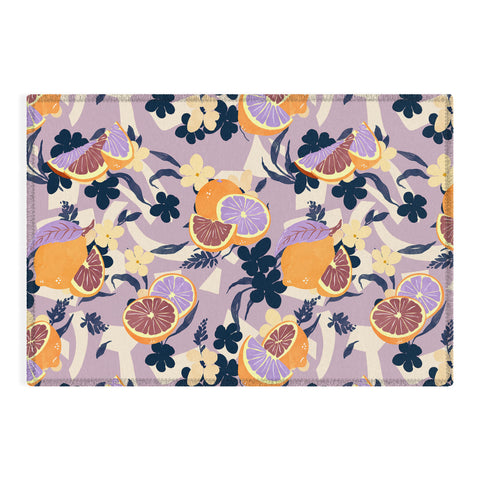 Marta Barragan Camarasa Fruit flowers and shapes SPD Outdoor Rug