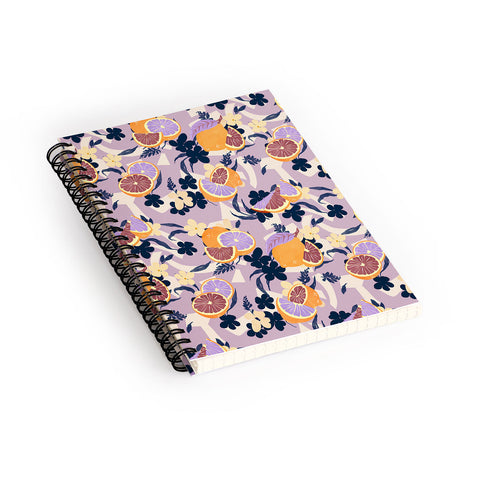 Marta Barragan Camarasa Fruit flowers and shapes SPD Spiral Notebook