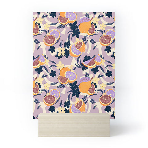 Marta Barragan Camarasa Fruit flowers and shapes SPD Mini Art Print