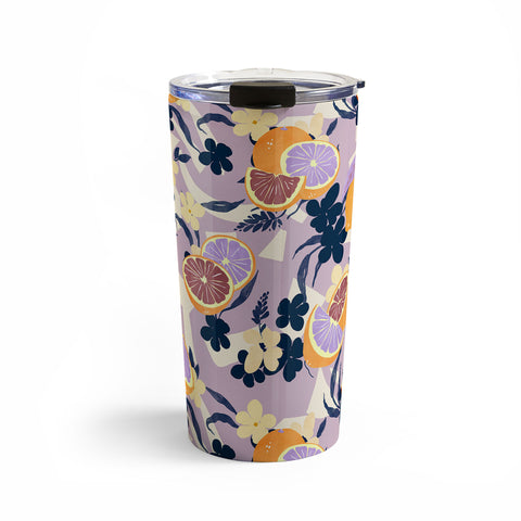 Marta Barragan Camarasa Fruit flowers and shapes SPD Travel Mug