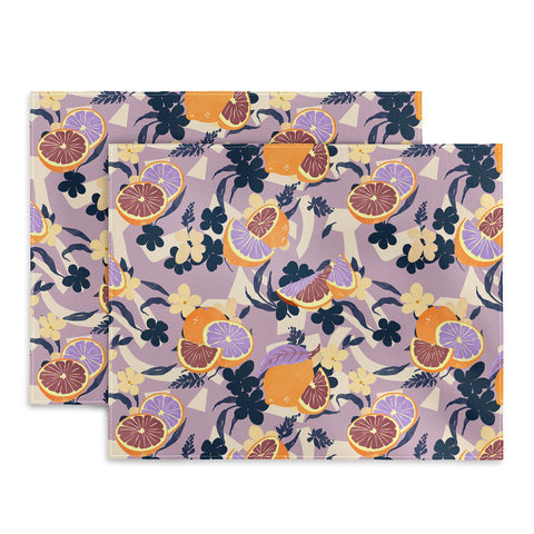 Marta Barragan Camarasa Fruit flowers and shapes SPD Placemat