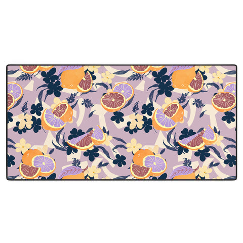Marta Barragan Camarasa Fruit flowers and shapes SPD Desk Mat