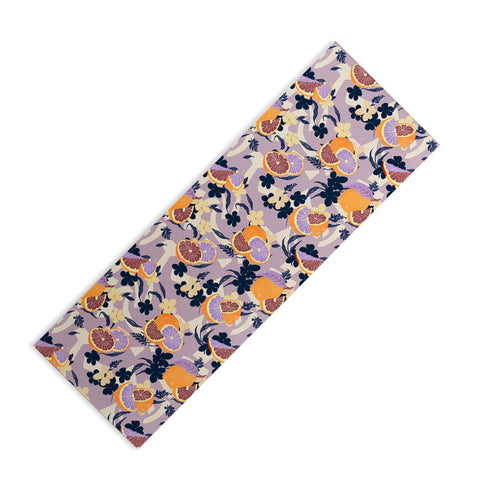 Marta Barragan Camarasa Fruit flowers and shapes SPD Yoga Mat
