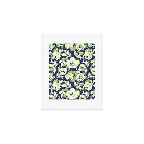Marta Barragan Camarasa Garden floral shapes TS Art Print
