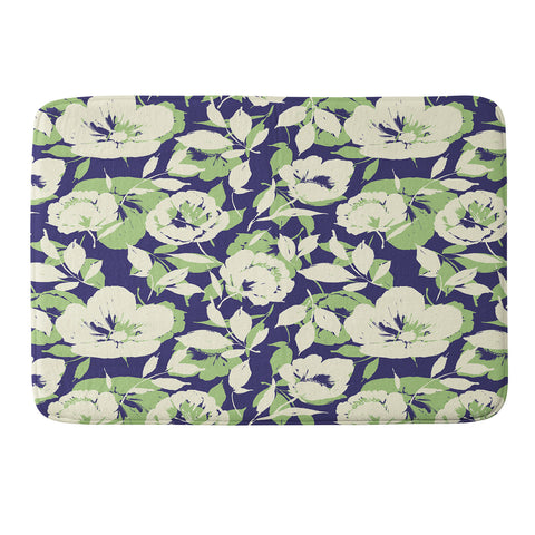 Marta Barragan Camarasa Garden floral shapes TS Memory Foam Bath Mat