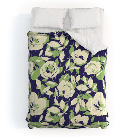 Marta Barragan Camarasa Garden floral shapes TS Comforter