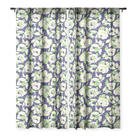 Marta Barragan Camarasa Garden floral shapes TS Sheer Non Repeat