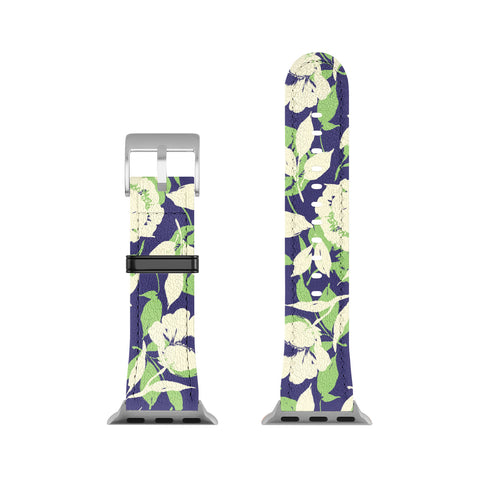 Marta Barragan Camarasa Garden floral shapes TS Apple Watch Band