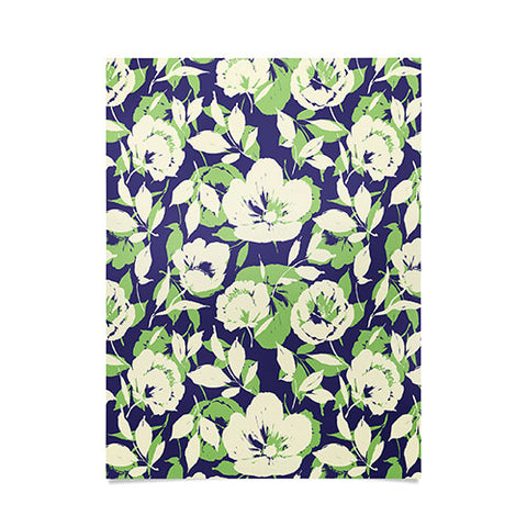 Marta Barragan Camarasa Garden floral shapes TS Poster