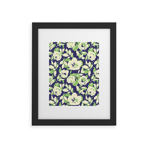 Marta Barragan Camarasa Garden floral shapes TS Framed Art Print