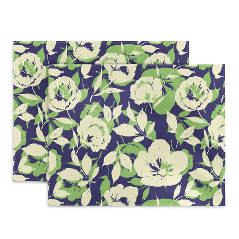 Marta Barragan Camarasa Garden floral shapes TS Placemat