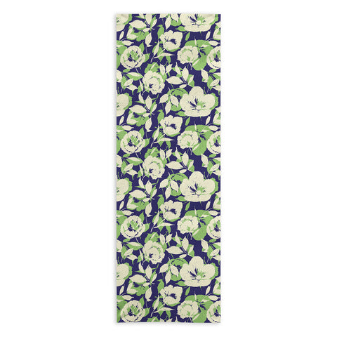 Marta Barragan Camarasa Garden floral shapes TS Yoga Towel