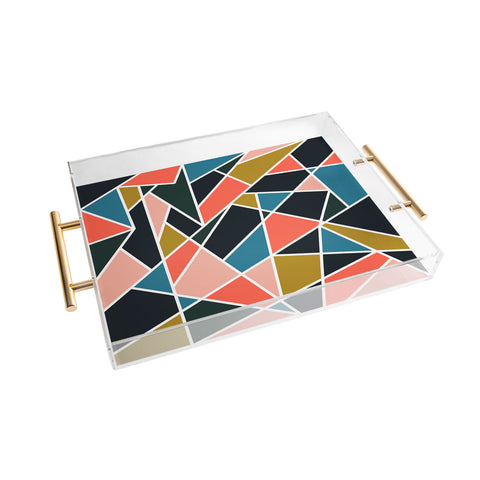 Marta Barragan Camarasa Geometric forms 07 Acrylic Tray