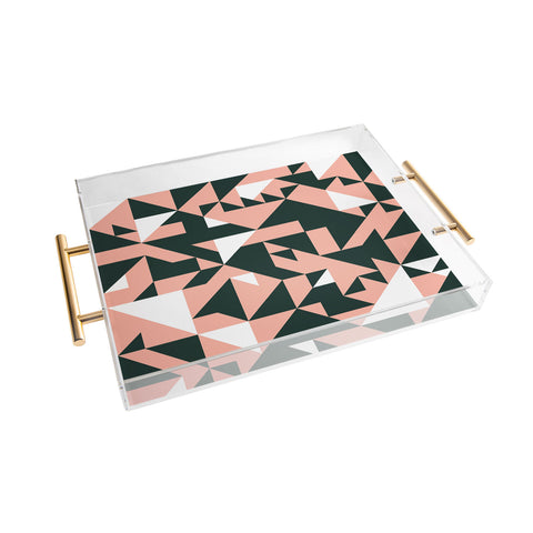 Marta Barragan Camarasa Geometric forms 08 Acrylic Tray