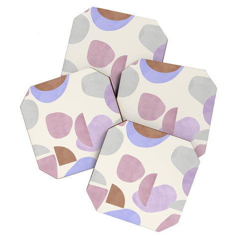 Marta Barragan Camarasa Geometric shapes 78G Coaster Set