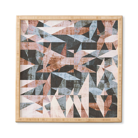 Marta Barragan Camarasa Geometric shapes textures Framed Wall Art