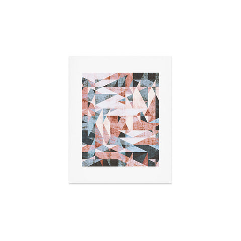 Marta Barragan Camarasa Geometric shapes textures Art Print