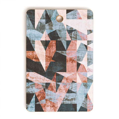 Marta Barragan Camarasa Geometric shapes textures Cutting Board Rectangle
