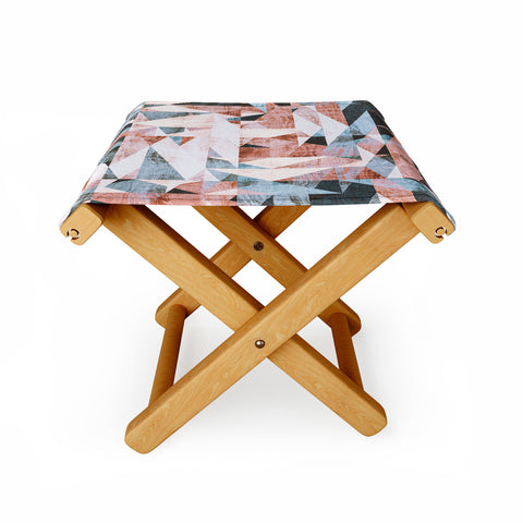 Marta Barragan Camarasa Geometric shapes textures Folding Stool