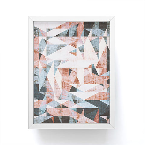 Marta Barragan Camarasa Geometric shapes textures Framed Mini Art Print