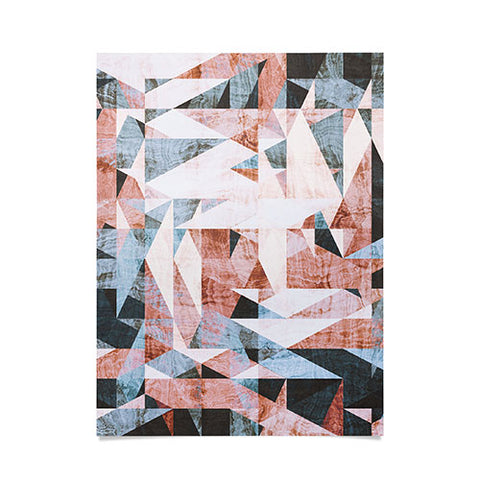 Marta Barragan Camarasa Geometric shapes textures Poster