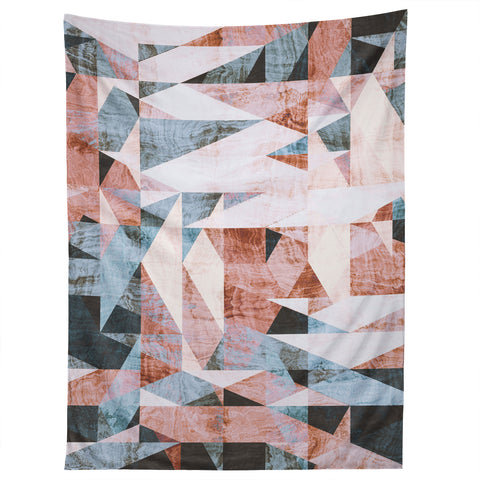 Marta Barragan Camarasa Geometric shapes textures Tapestry